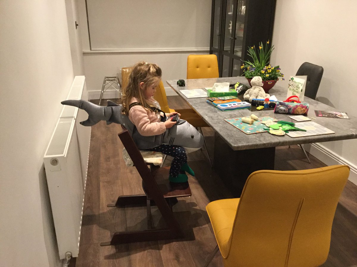 CatherineDarker's tweet photo. End of Day 1 #isolationireland We’ve rotated through all of the classics (Itsy Bitsy; Wheels; Twinkle), yes we always end back with Baby Shark. Midday we went feral, then tame, hungry now.  Managed to resist Peppa Pig for most of day (this means it’s been a good day). Stay safe. https://t.co/bokuRXuYUY