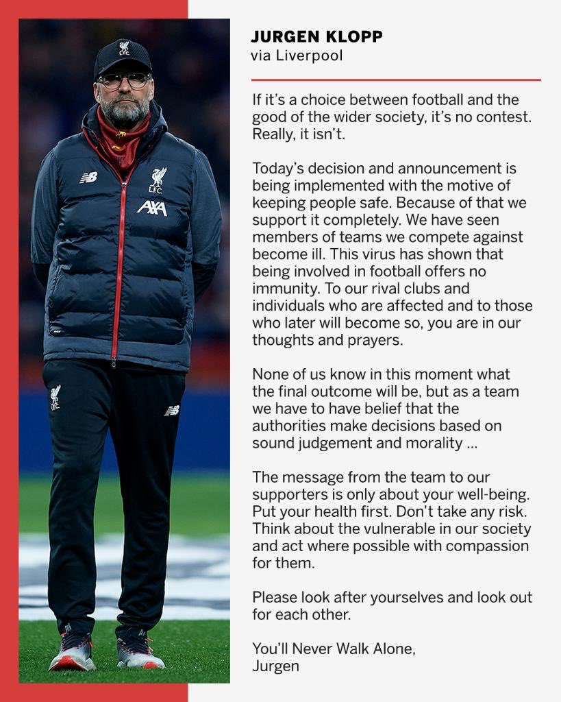 COsoccerpod's tweet image. Klopp.