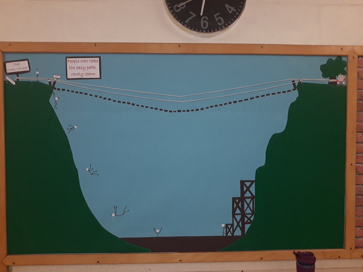 21NGPhys's tweet photo. My Learning pit is coming on nicely. Now with rope bridge, Isaac Newton and some falling men... just need the climbing ones! #consistentandpersistent #thelearningpit #learningchallenge @bones_carmel @feeoneill73 @WhitehavenAcad @CE_Trust @OTeaching @TheLearningPit https://t.co/m6O2TjOCuO