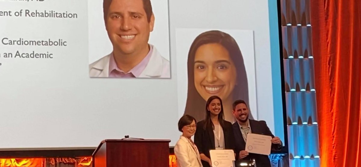 JoshuaElkinMD's tweet photo. Honored to receive the "Best Paper" award alongside a brilliant colleague @NatashaBhatiaMD , my wonderful and supportive wife Esther, and a great mentor Wes Chay #RMSTP #ISPRM2020 #Physiatry #Emory #PMR https://t.co/qjfWMwyTgX