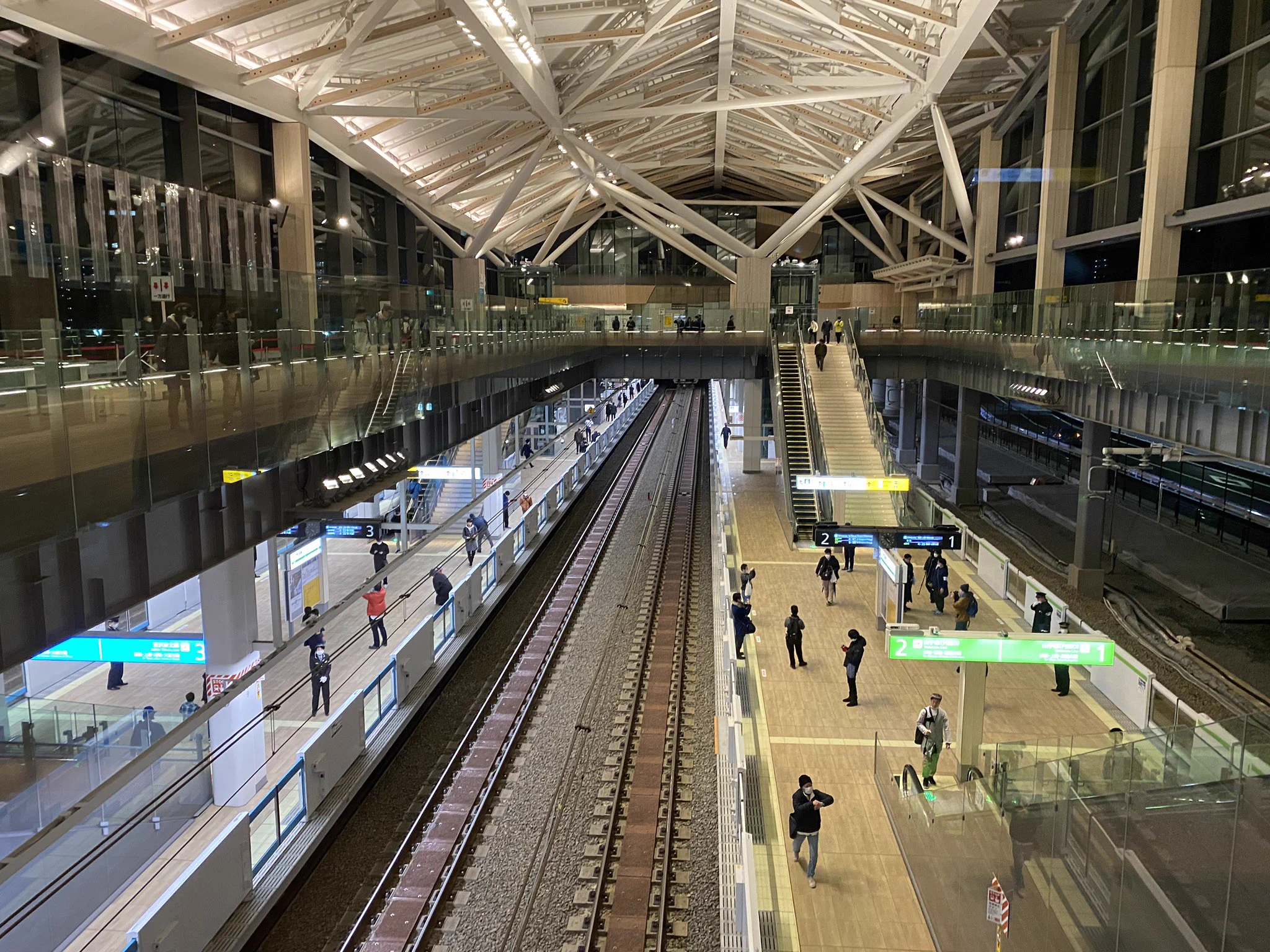 3月14日に一部開業する高輪ゲートウェイ駅を一部公開