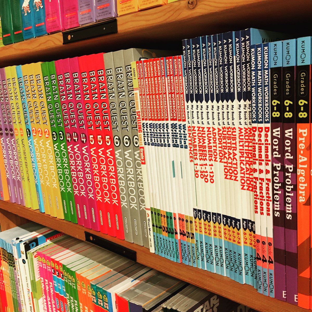 ThirdPlaceBooks's tweet photo. Are those workbooks???
Yes they are!!!
With kids out of school stocking up on these is vital! All our stores currently have workbooks in stock! Call to place on hold, order online or stop in if you can.
#thirdplacebooks #thirdplacefirst #bookstores #Seattle #shopseattle https://t.co/UzoMp9MSKG