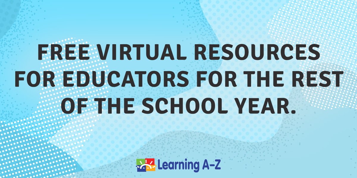 In light of the many school closures, we stand committed to providing literacy resources for students. Learning A-Z is giving away FREE Raz-Kids and Headsprout subscriptions to K–6 educators for the duration of the school year. Sign up today at learninga-z.com/site/lp2/covid…