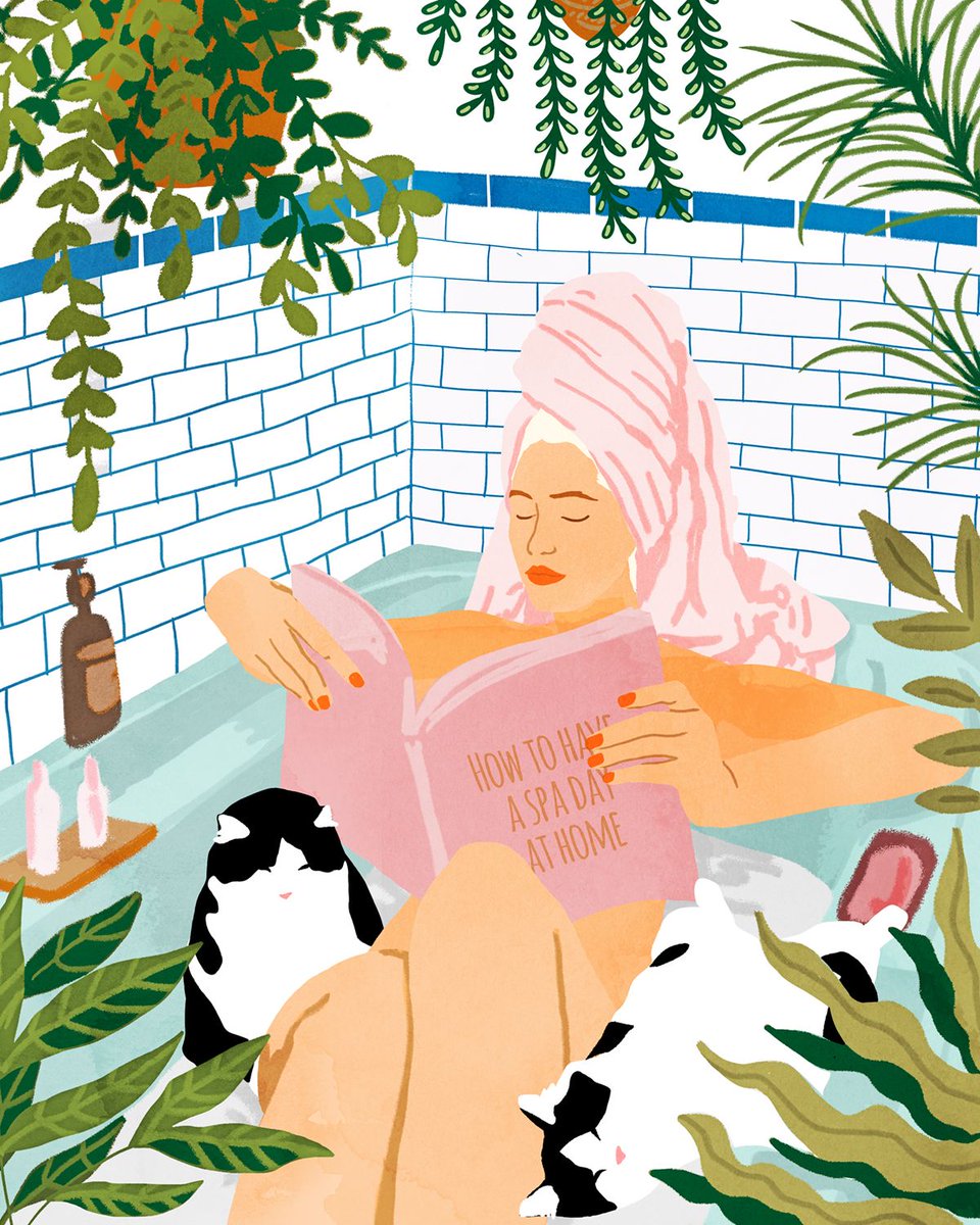 83oranges's tweet photo. "How To Have a Spa Day At Home" ๐ ๐ ๐ฟ ๐ผ
Shop print here: https://t.co/upiCqRNNwd
#plants #artprints #illustration #bathtub #contemporaryart #emergingartist #painting #illustrator #botanical #emergingillustrator #artforsale #weekend #modernbohemian #spa #83oranges #society6 https://t.co/2KgsTQFltO