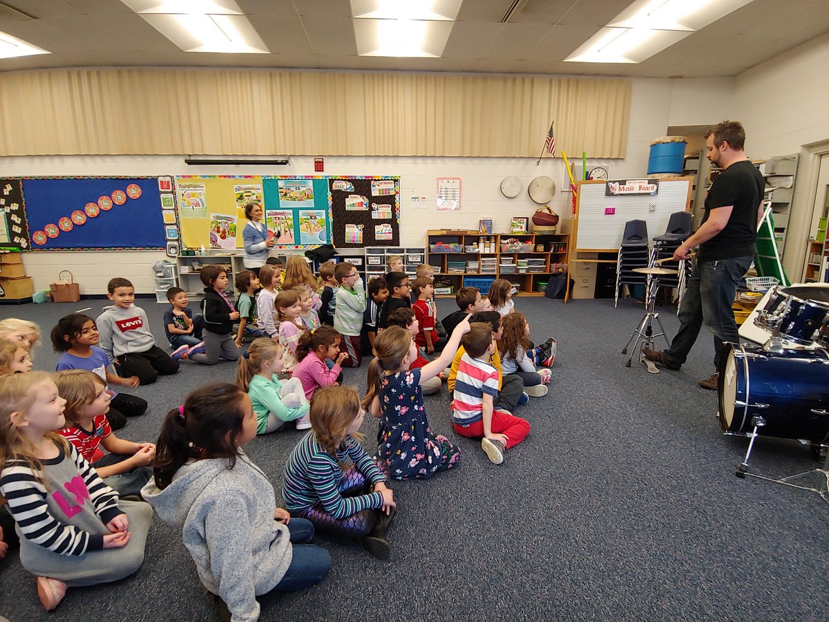 Kindergarten students at Norwich were SO lucky to have an in-house drummer dad who shared his skills with us this week!! Thank you Mr. Hofmann for ALL your amazing drum noises! <a href="/BNLC_HCSD/">Britton Norwich Learning Campus</a> <a href="/miss_palguta/">Miss Palguta</a> <a href="/SickerKinder/">Tasia Sicker</a> <a href="/CushnieConnect/">Wendy Cushnie</a> <a href="/Miss_Rindler/">Lyndsey Rindler</a>