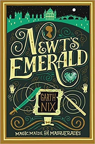 newt's emerald by garth nix4/5. really fun and cute period fantasy romance! of course the characters didn't approach jane austen swoonworthy levels, but they were realistic and i was rooting for them. some very witty moments and a lot was done with very little worldbuilding