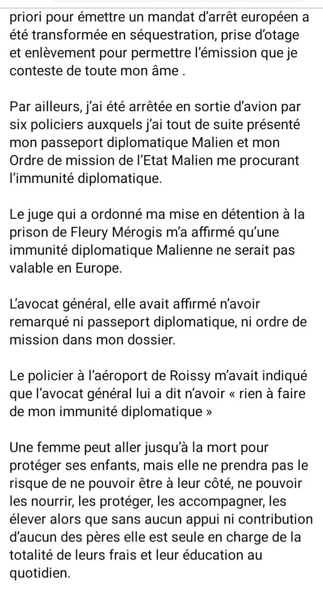 marikohassaneII's tweet photo. Voici la version de @rokiatraore sur ce qui se passe.
#FreeRokia https://t.co/Ymbf0qOKbv