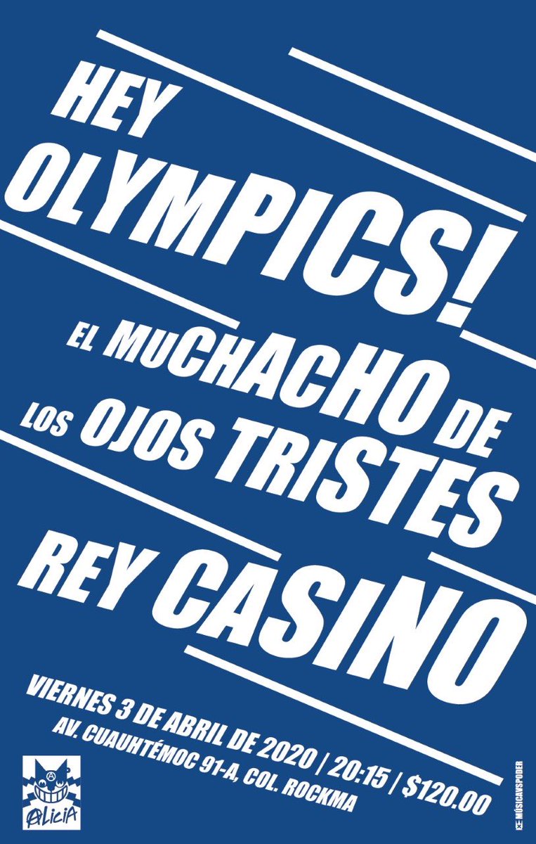 Nos vemos el viernes 3 de abril en el <a href="/multiforoalicio/">Multiforo Alici@</a> donde presentaremos nuestro nuevo EP “Frágil Intención” junto a “El muchacho de los ojos tristes” y @reycasinomx ✌🏼👑🦠😅