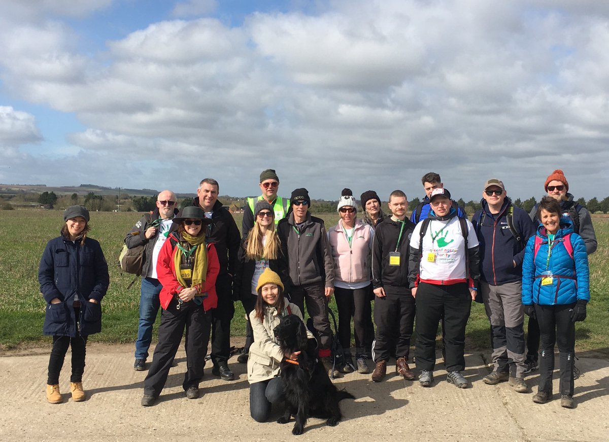 What an amazing day. Thanks <a href="/Greenfingerscha/">Greenfingers Charity</a> All the 10 mile walkers about 6 miles in #gardenreleaf2020 Everyone here was out today to raise money so we can continue to build #gardens for children across the country who need the services of specialist hospices. What a great bunch