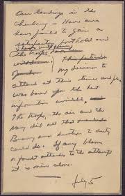 Trump: 'I don't take responsibility at all.' Gen. Eisenhower's draft statement in the event D-Day failed: 'The troops, the air and the Navy did all that bravery and devotion to duty could do. If any blame or fault attaches to the attempt it is mine alone.'