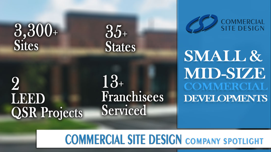 CSiteDesign's tweet image. Not only do we partner with corporate offices, we also help #franchisees of burger restaurants, taco restaurants, doughnut shops, and more develop new locations across the country.  Have a project we can help on?  Send us a request for proposal: bit.ly/2JCC6Za

#fastfood
