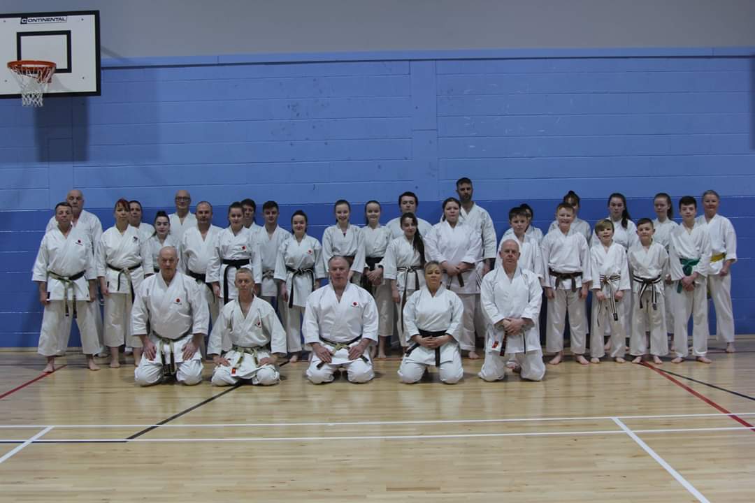 Tonight's course and grading with Sensei F Brennan 8th Dan in Largs.

Before the course a minute's silence was held in memory of Sensei Bob Poynton 8th Dan, who suddenly passed away earlier this week <a href="/TheKUGB/">KUGB</a> <a href="/KUGBScotland/">KUGB Scotland</a>