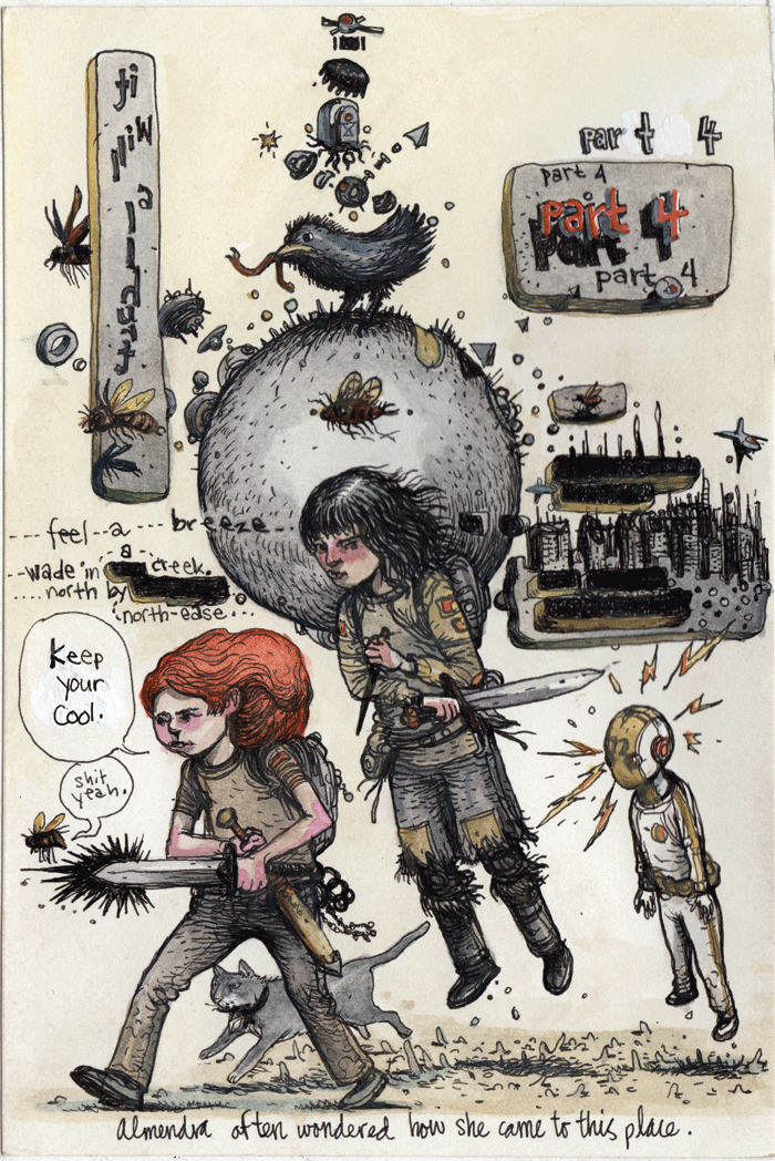 Farel Dalrymple ( @fareldalrymple), also a comic artist & author! On Instagram (and Patreon!) at the username fareldal. Also good reading for while you're socially distancing yourself.