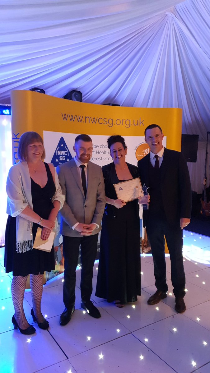 NWCHSG's tweet image. #nwcsgawards2020 - Personality of the year winner - Kellie Cassidy of @Link_Cont !