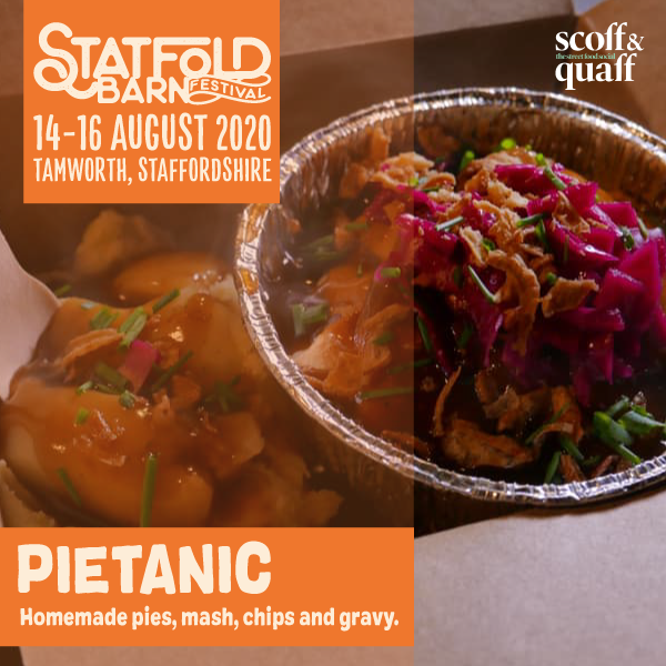 StatfoldFest's tweet photo. .@Pietanic will be joining us for the festival weekend. Homemade pies, mash, chips and gravy served from a converted vintage Citroen H Van. 

Regulars at renowned @DigbethDiner 

#yum #pies #gravy https://t.co/OLIUKWEH2H
