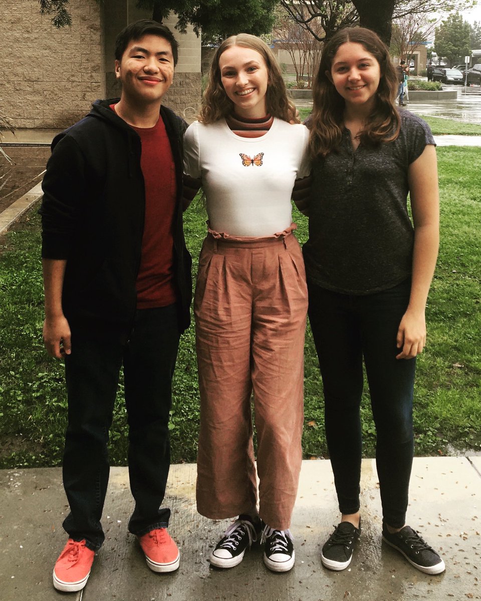vmhsband's tweet photo. 2020 Drum Majors announced!! Congratulations to our head DM Breanna Freiberg &amp; Assistant DMs Gabriel DeGuzman and Alyson Wade! Spoiler alert: It’s going to be an amazing season!! https://t.co/g5KXxH5jt1