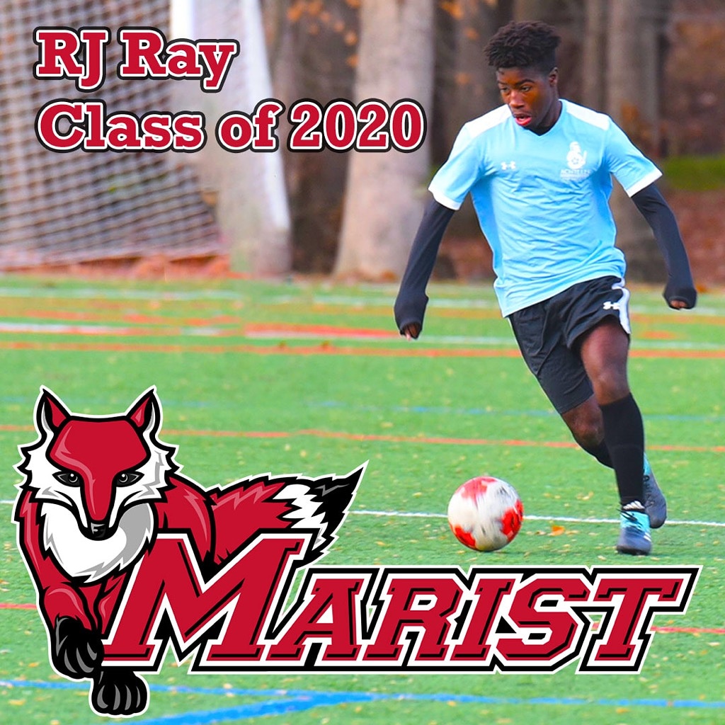 I am proud to announce that I will be taking my athletic &academic talents to @MaristMensSoc this fall. Much love to Mom & Dad, Romero & @RamTheBaller for keeping me on track. Finally, big thanks to all the coaches that believed in me . . .& those that didn’t.  #RepDMV