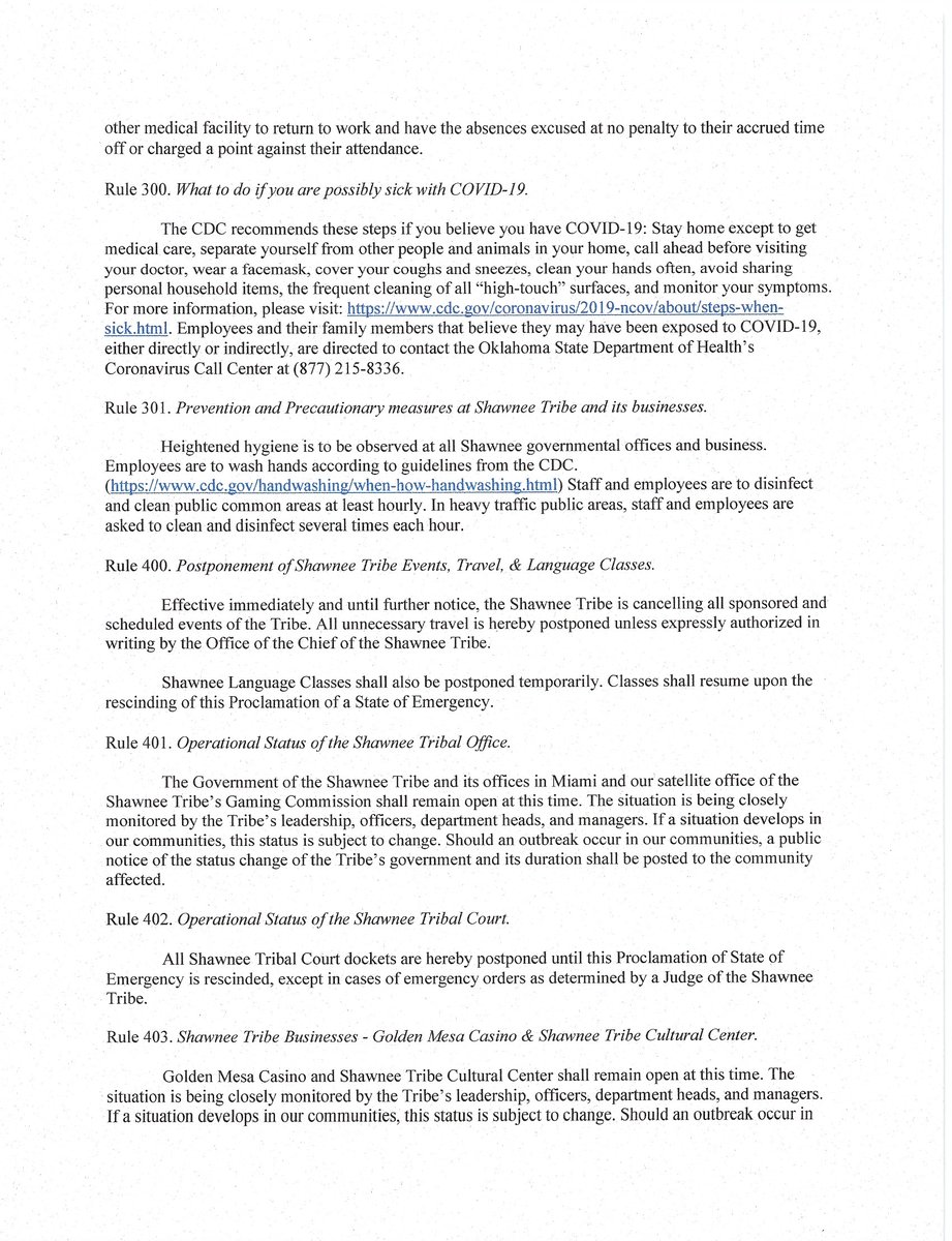 ChiefBarnes's tweet image. State of Emergency - Executive order from the Office of the Chief of the Shawnee Tribe.