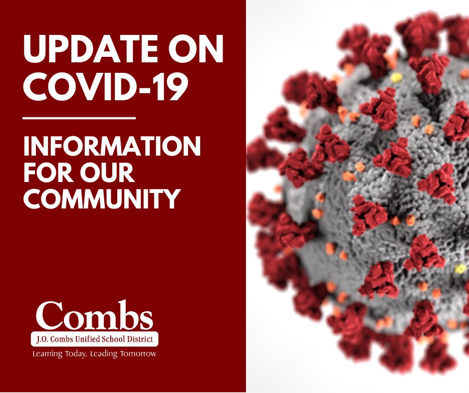 JOCombsUSD's tweet photo. School will still resume on Tuesday, March 17 as scheduled, however we will be implementing some proactive measures to ensure the health, safety and well-being of our students, families and staff. Read our latest update at https://t.co/5Mt6rGfwnn https://t.co/m9CiSliEnY