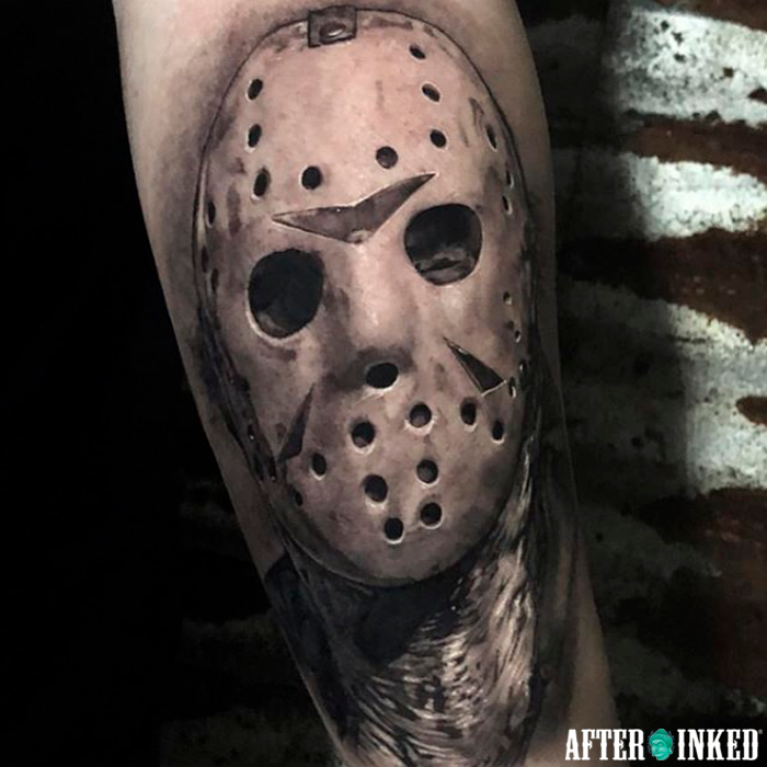 AfterInked's tweet photo. #Fridaythe13th #friday13th #afterinked #afterinkedeveryday #afterinkedfamily #afterinkedprouduser #formulatedforperfection #friday #clothing #streetwear #gridview #metal #halloween #horror #jasonvoorhees #spooky #friyay #blacksails941 #toriteratism #chrisdomtattoo https://t.co/17LBHWZOF2