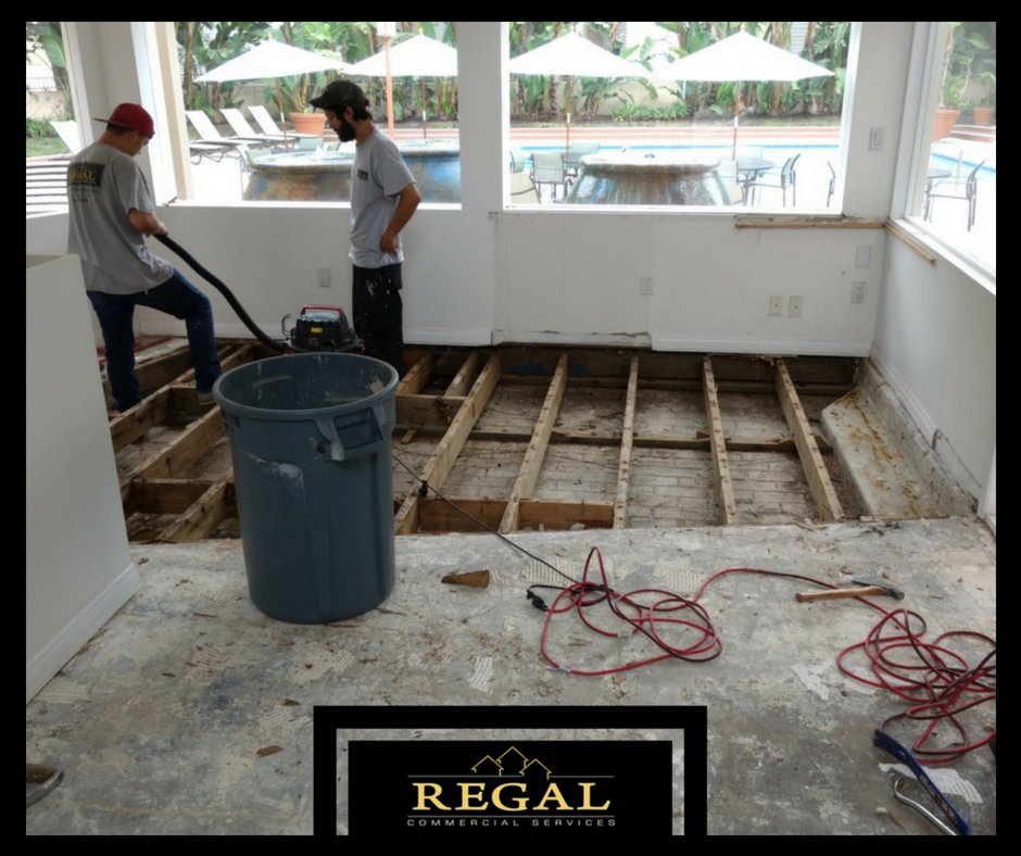 RenovationExprt's tweet photo. A little behind the scenes photo of the team putting in the sub flooring. https://t.co/WH39bp4R5n