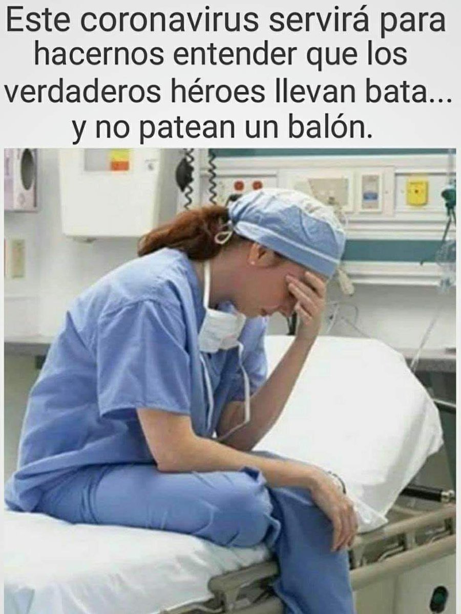 Dr_Manito's tweet photo. Después de esta crisis #Covid_19 nada será igual. Espero que nuestra sociedad cambie sus valores hacia otros heroes más verdaderos y próximos: todos los profesionales de la sanidad publica. 
Quédate en casa y reflexiona sobre  nuestro futuro, si es que lo tenemos. #quedateencasa https://t.co/mxX7PSBmGv