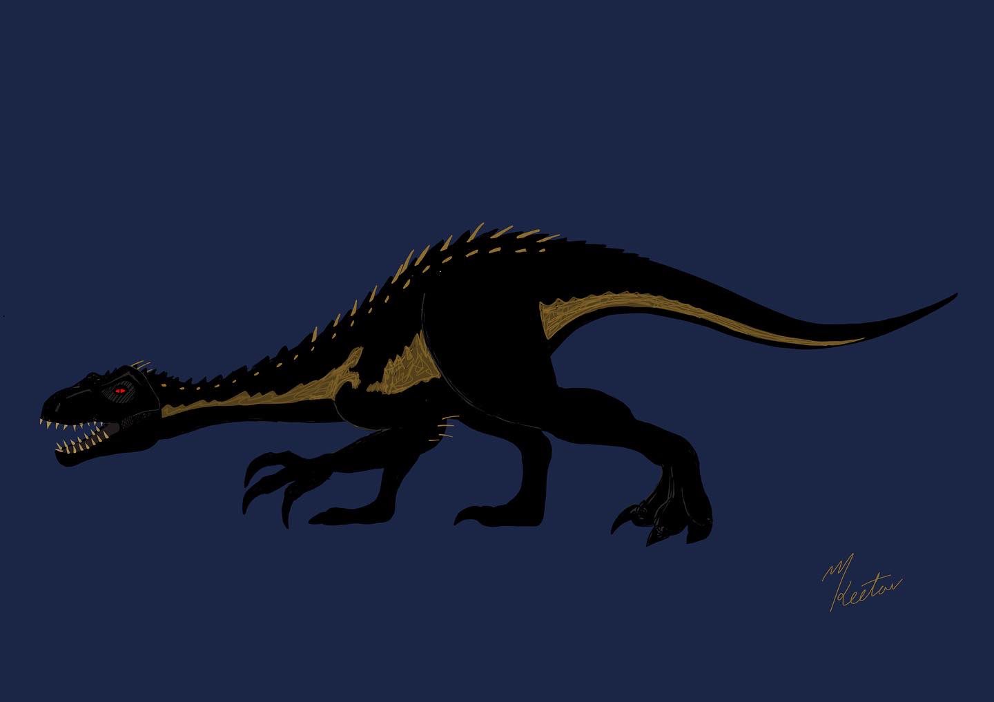 ケータ Indoraptor インドラプトル インドラプター そいうや描いたことなかった インドラプトル 人の手によって生み出され 悲しい結末を迎える恐竜なので 落ち着いたタッチで描いてみました 恐竜 Dinosaur Jurassicpark