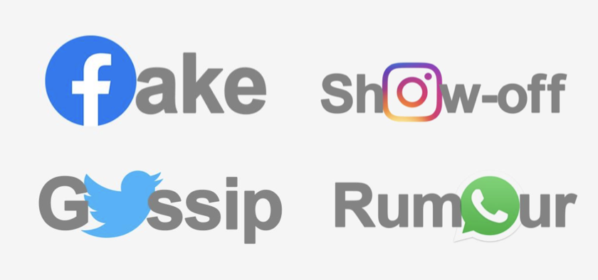 kenradio's tweet photo. #SocialMedia now a days
Fake News #Facebook
Rumours #WhatsApp
Show-off #Instagram
Gossips #twitter https://t.co/0X5iOWwdkf