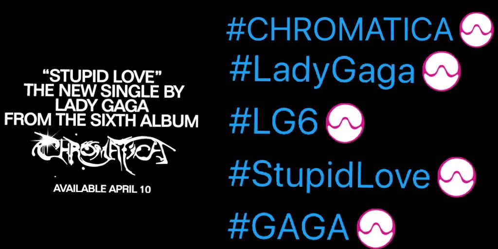 frankiefermi's tweet photo. All the #StupidLove emojis have been replaced with #CHROMATICA ones, with two of them (#AllIEverWantedWasLove & #IWantYourStupidLove) being disabled. https://t.co/7zFMowhAdn
