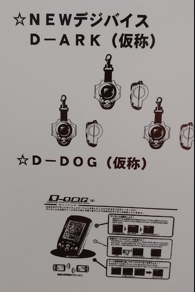 Digimon Tweets Fom Last Year S Digimon Adventure th Anniversary Exhibition In Sky Garden During Digimon Tamers A Device Named D Dog Was Developed But Never Released It Was A Way To