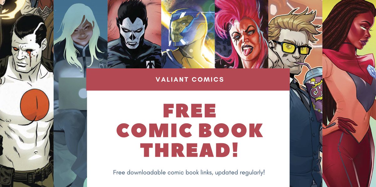 To our amazing comics family, friends, and fans: please enjoy some new free downloadable comics! This thread will be regularly updated with #1 issues, fun reads, & even full trade volumes!This is a challenging time, & we hope free comics help a little! #StayValiant  #FreeComics