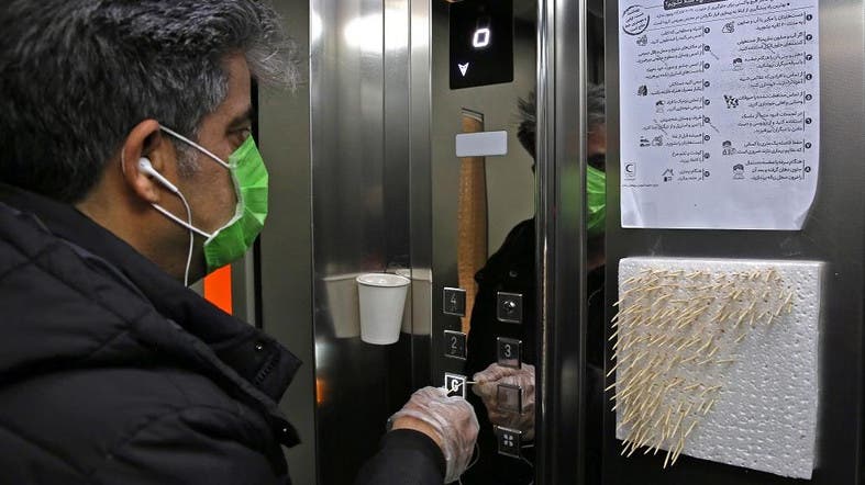 Interrupting my narrative about China, here are similar photos in Korea ( https://attracttour.com/2020/02/hotel-in-seoul-south-korea-use-toothpick-when-pressing-elevator-in-attempt-to-contain-coronavirus/) and Iran ( http://english.alarabiya.net/en/News/middle-east/2020/03/05/Over-3-500-coronavirus-cases-in-Iran-107-deaths-Health-ministry.html). I think the USA should start doing this.  #elevatorsticks  #fomites /29