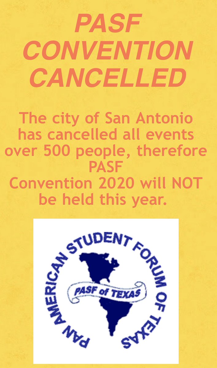 #PASF20 has been cancelled. More information to follow via sponsor email!