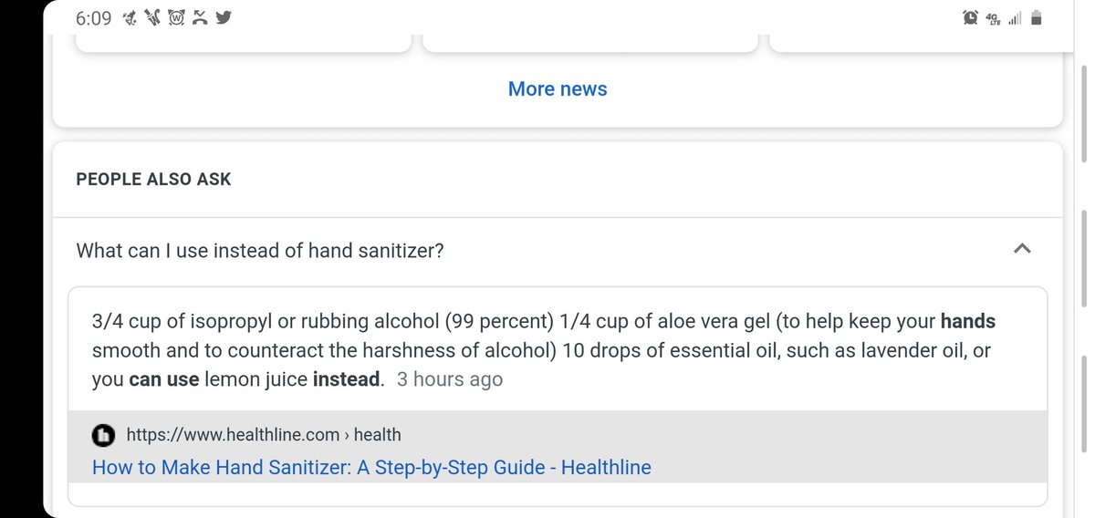With hand sanitizer out of stock in nearly 100% of the market. Found an alternative for all to share with your families  and  associates.  <a href="/Shannondepot/">Shannon Standefer</a> <a href="/lanawarriner/">Lana Warriner</a> <a href="/wholives4ever/">jeff billesbach</a> <a href="/drewcaram/">Drew</a> <a href="/bretthoward75/">Brett Howard</a>