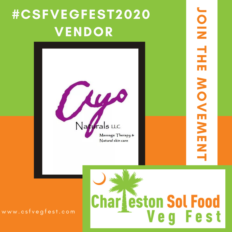 CSFVegFest's tweet photo. On behalf of the Charleston Sol Food Veg Fest, we would like to give a very special thanks to Ayo Naturals LLC for joining our movement to promoting a healthier community. Ayo Naturals LLC will be participating as one of our vendors. Come out and join us on April 25, 2020. https://t.co/80hGcJQJkx