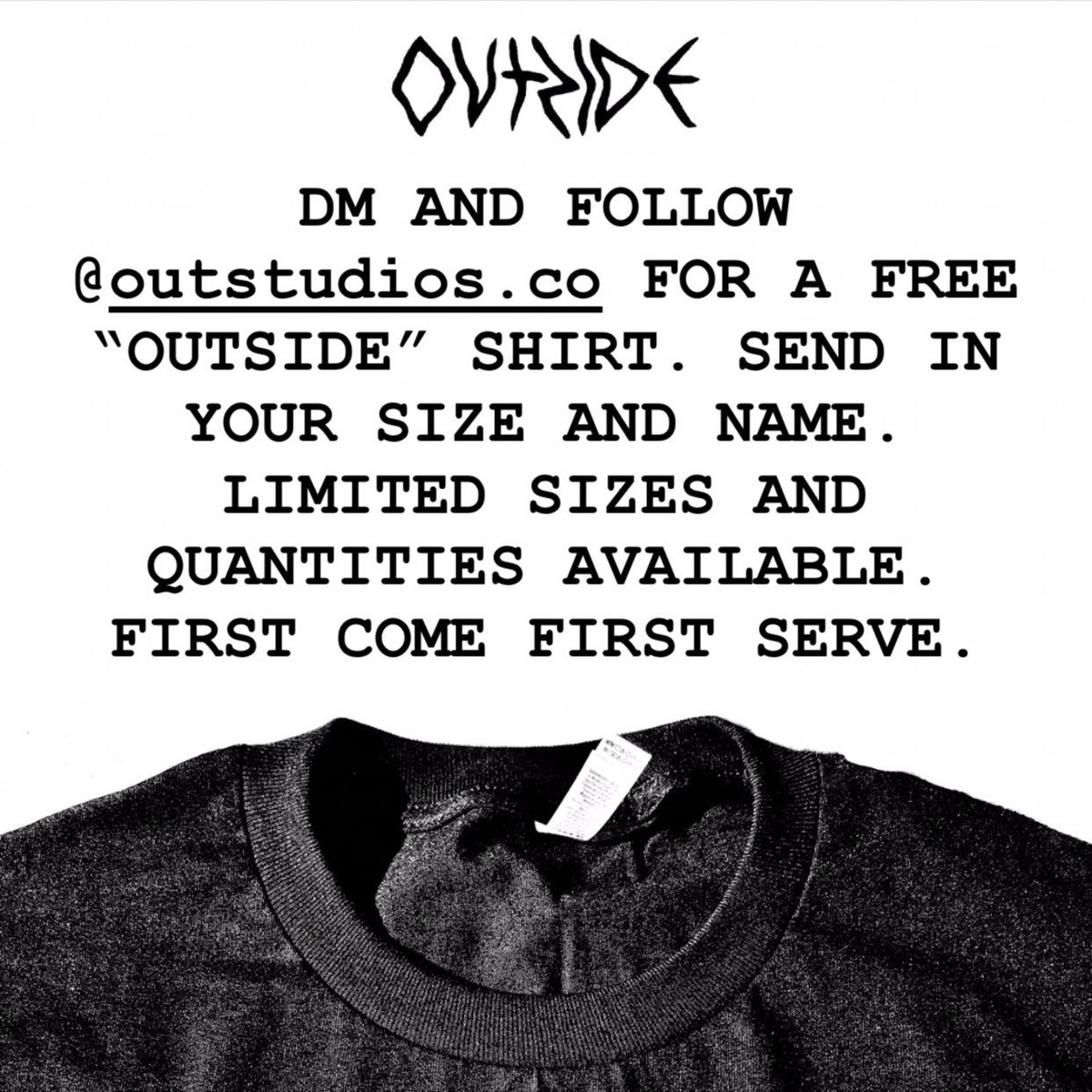 outsidetan's tweet photo. SHIRTS ARE IN! DM NOW ON IG!
THANK U FOR THE ALL THE SUPPORT!
#OUTSIDE2020 https://t.co/JZmooKsYb2