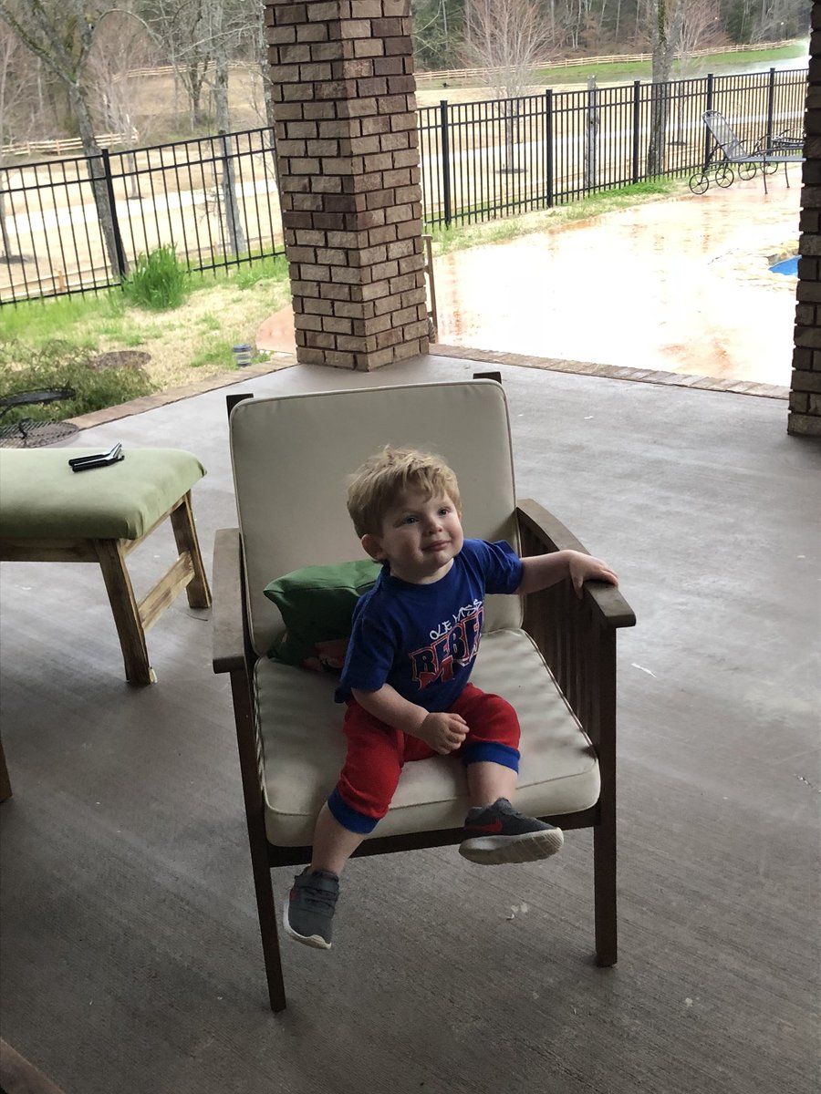 TylerWilson86's tweet photo. I just wanted one TV for myself. Just one. I even put it outside, but noooooooo #BobTheTrain rules this household and he’s quite the Dictator https://t.co/vwJvbJ9mqT