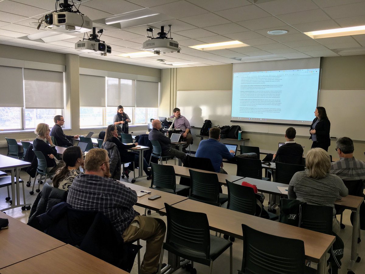 cplong's tweet photo. Amazing work today by the #EdTech team in reaching over 100 #MSU faculty to support their efforts to enhance student-centered remote teaching. Here is the one and only @kate_sonka leading the discussion. Plus, an image of the #ResilientTree in the spirit of the times. https://t.co/tWMpghOt55