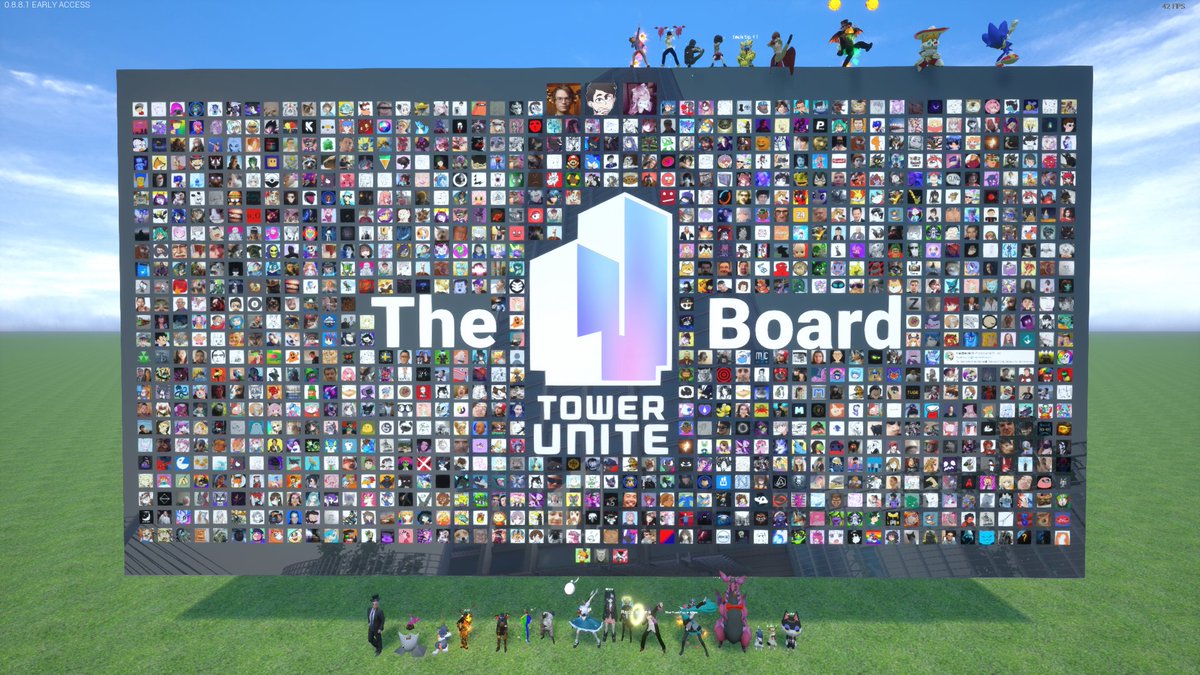 PixelTailGames's tweet photo. WE DID IT! We filled up The Board (twice!), we SMASHED that Like goal and we had loads of people join us in #TowerUnite! Thanks to everyone that participated, this was so much fun! 🎉 https://t.co/uvHW41zWGi