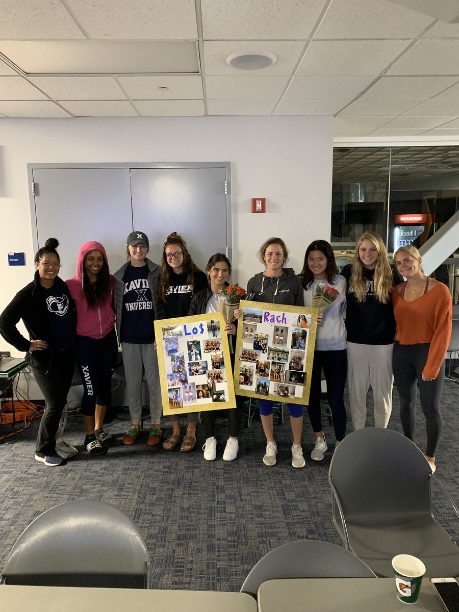 XavierWTEN's tweet photo. Not the way anyone could have ever imagined this season would end, especially for our seniors. Rach and Lo, we appreciate both of you as teammates &amp; friends and are not ready to let you go. Congrats on an amazing XU career and thank you for all that you have done for the program! https://t.co/68C6dHUDSK
