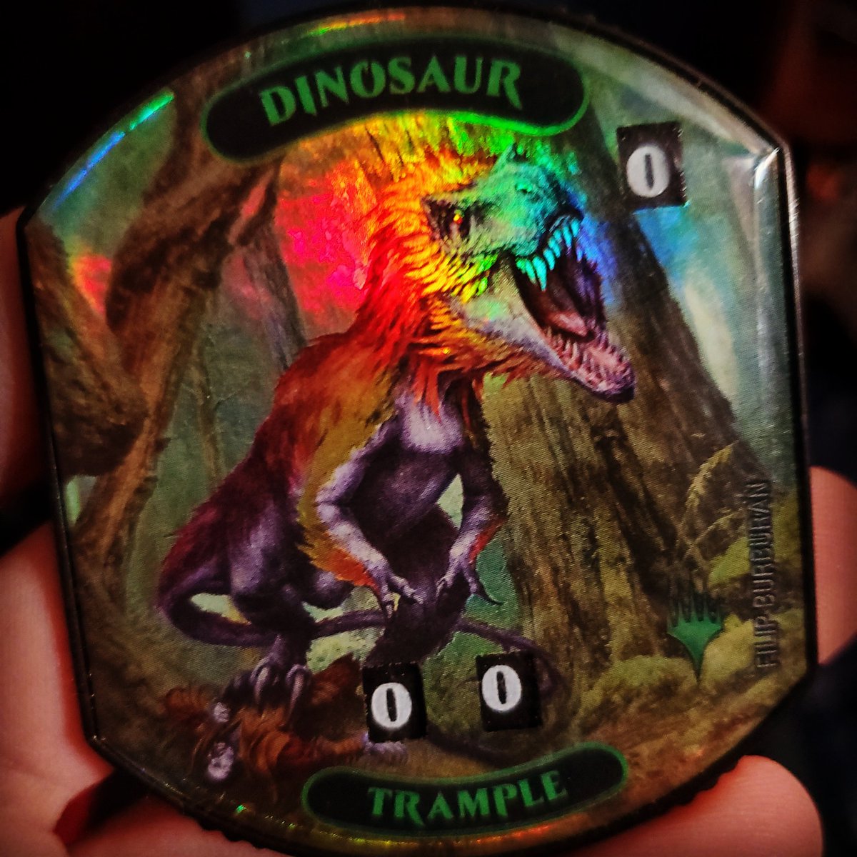 NymmGaming's tweet photo. The weekend is finally here and to start off this #foilfriday we're going to mix it up. Instead of a foil magic card we would like to show off a foil relic token from @UltraProIntl. We here at nymm get so hyped when we see a new round of these at our lgs keep up the awesome work! https://t.co/zdQEYKaMKc
