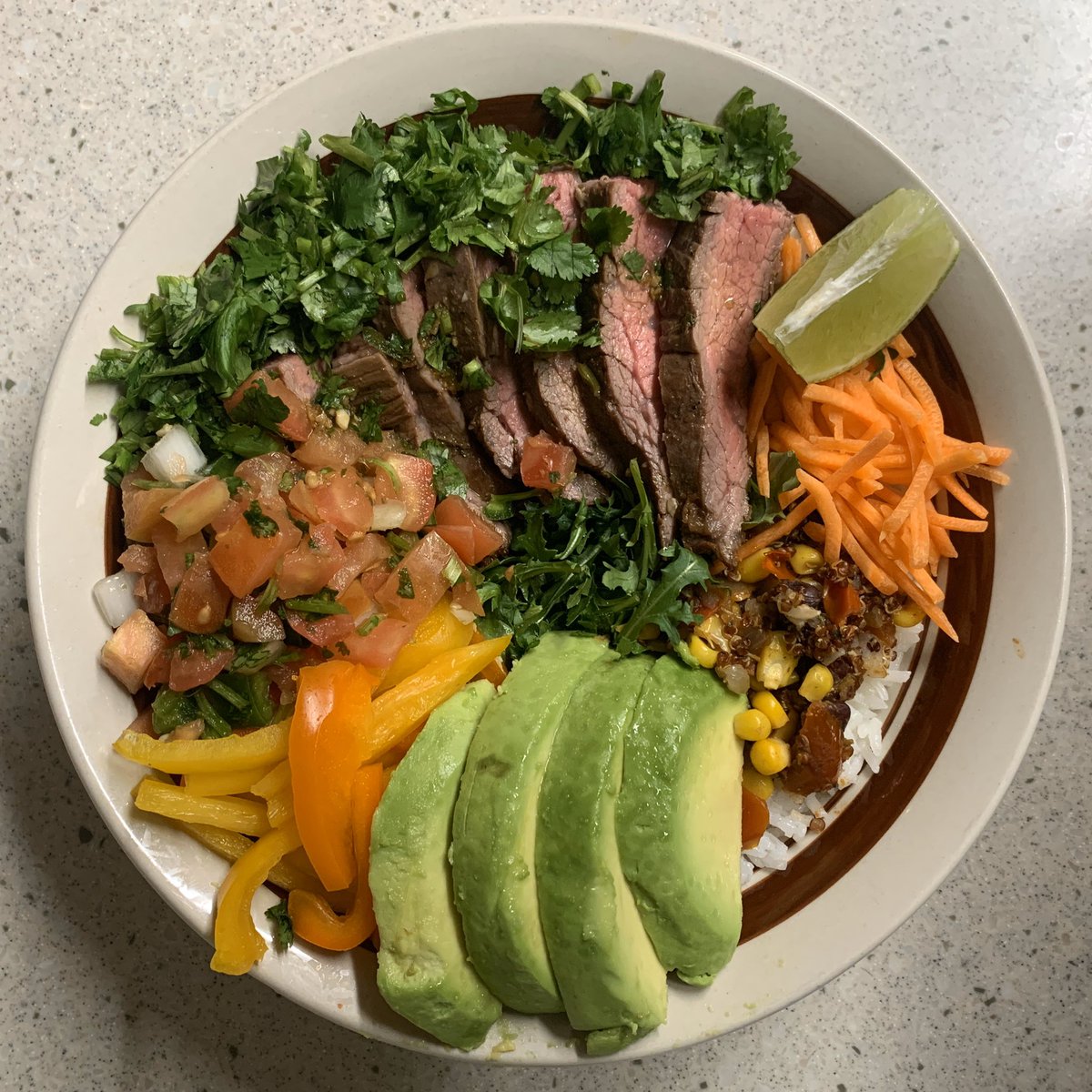 conspire's tweet image. Carne Asada Bowl | #fridaynightspecial
