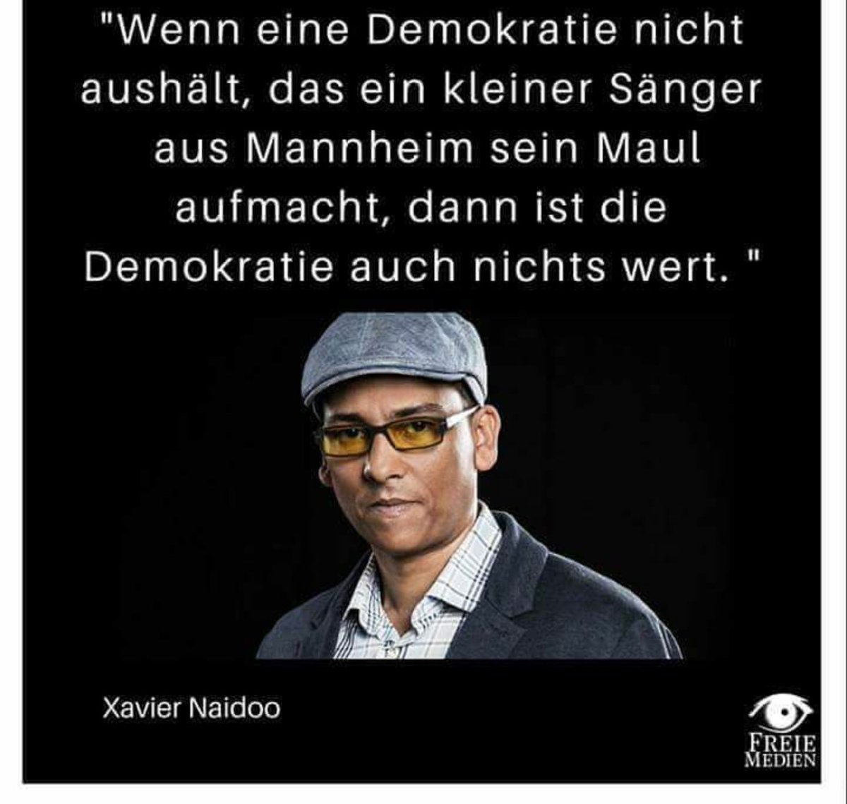Saxoniagerd's tweet photo. Es müsste viel mehr Mutige wie #XavierNaidoo geben die den Mund aufmachen und sich nicht linker Meinungsdiktatur unterordnen! 👍 #RTLBoykott https://t.co/9QBP0rX8Fp