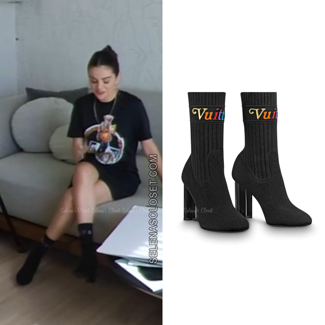 SelenasCloset.com on X: #UPDATE @SelenaGomez wore @LouisVuitton boots  ($1,140) with this outfit. Details >    / X