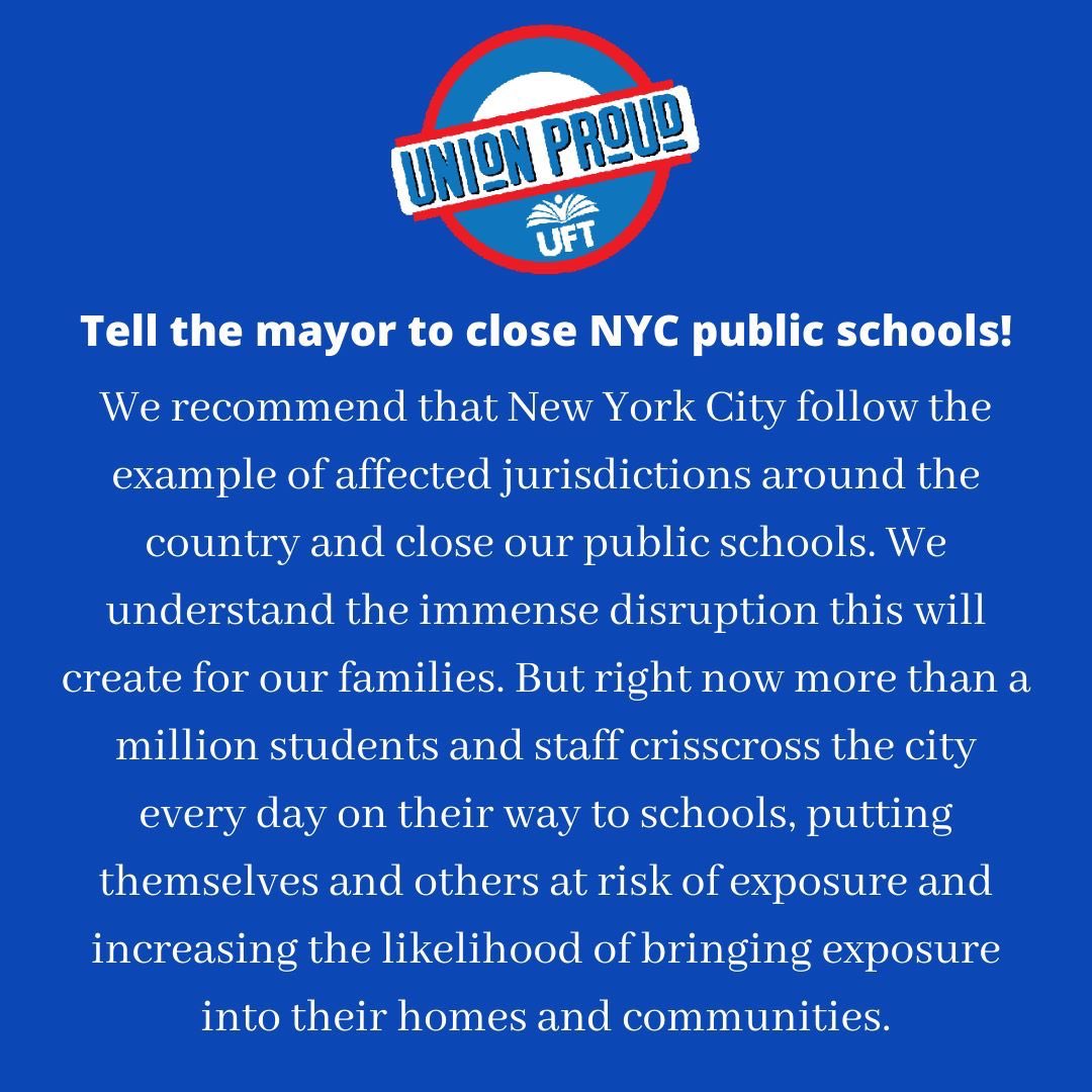 JDiMitriBk's tweet image. #CLOSENYCPUBLICSCHOOLS
