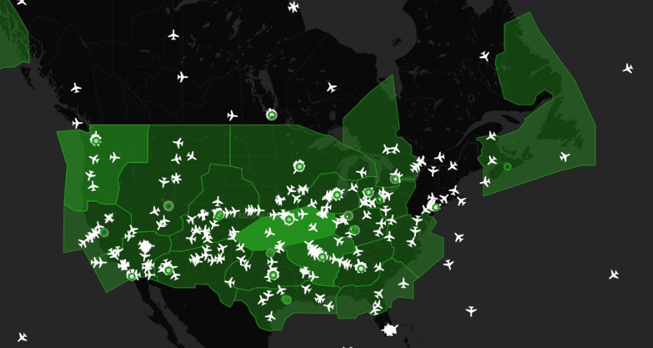 vatsim's tweet photo. It's Friday the 13th, folks! This week's FNO is starring ZKC and wonderful Kansas city, but looks like the rest of the U.S. wanted to join the party too! And what better way to show it than with @simtoolkitpro! https://t.co/97ttXLXE4p
#vatsim #STKP https://t.co/h69VzM4tR4