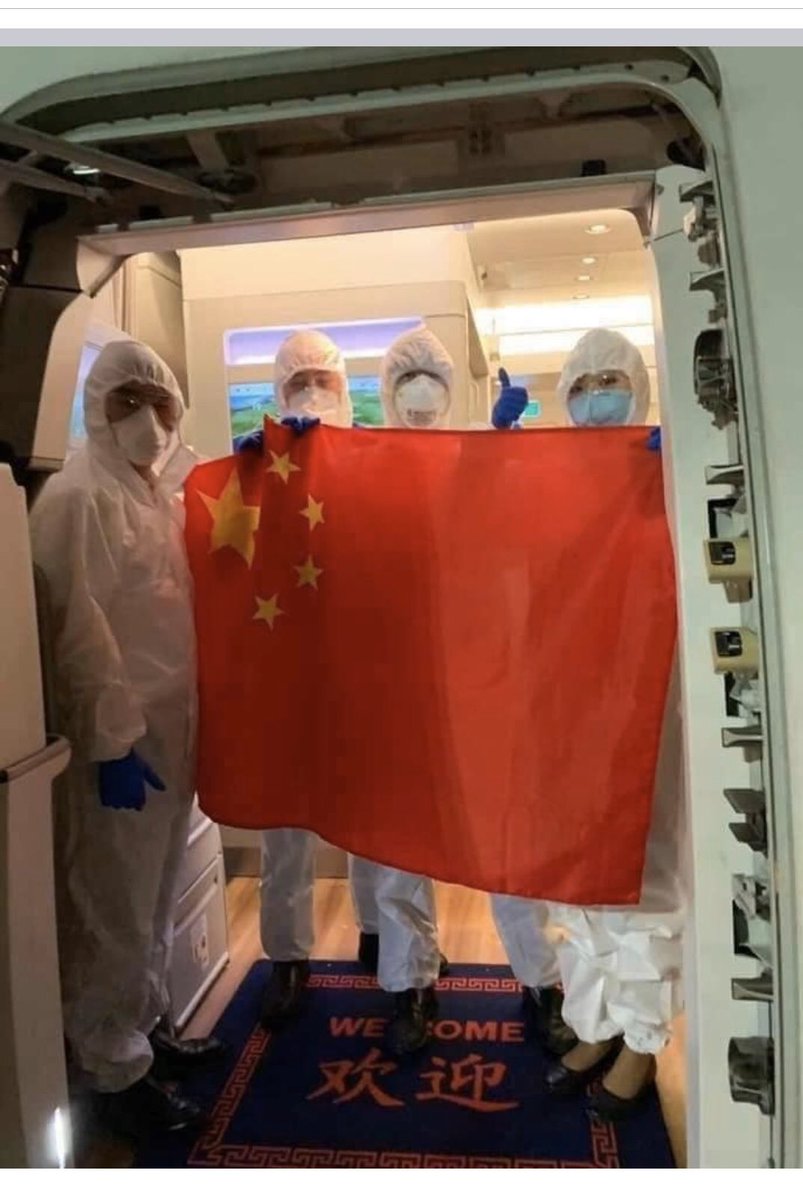Basia Jenkins,MD (@docbasia) on Twitter photo Posted from Italian physician China Air Bus from Shanghai just landed in Rome : 9 Physician experts , 1,000 ventilators , 100,000 masks , 20,000 protective gear , 50,000 test kits #humanity <a href="/jeremyfaust/">Jeremy Faust MD MS (ER physician)</a> <a href="/Free2CareHC/">Free2Care</a> <a href="/KTamirisaMD/">Kamala Tamirisa MD</a> <a href="/BoggildLab/">Andrea Boggild, MD</a> <a href="/arghavan_salles/">Arghavan Salles, MD, PhD</a> <a href="/ETSshow/">Mark Shapiro, MD</a> <a href="/JJcolemanMD/">Jamie Coleman, MD FACS</a> Posted from Italian physician China Air Bus from Shanghai just landed in Rome : 9 Physician experts , 1,000 ventilators , 100,000 masks , 20,000 protective gear , 50,000 test kits #humanity <a href="/jeremyfaust/">Jeremy Faust MD MS (ER physician)</a> <a href="/Free2CareHC/">Free2Care</a> <a href="/KTamirisaMD/">Kamala Tamirisa MD</a> <a href="/BoggildLab/">Andrea Boggild, MD</a> <a href="/arghavan_salles/">Arghavan Salles, MD, PhD</a> <a href="/ETSshow/">Mark Shapiro, MD</a> <a href="/JJcolemanMD/">Jamie Coleman, MD FACS</a>