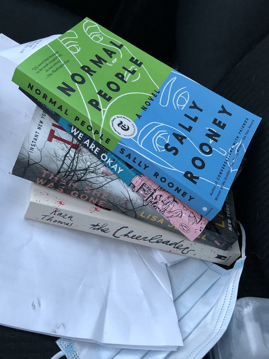moniquemaggiore's tweet photo. 2 weeks off from school because of coronavirus. 8 books to read! #KeepOnReading #NoNetflixsForMe #WhoIsReading https://t.co/Crtua6FMaA
