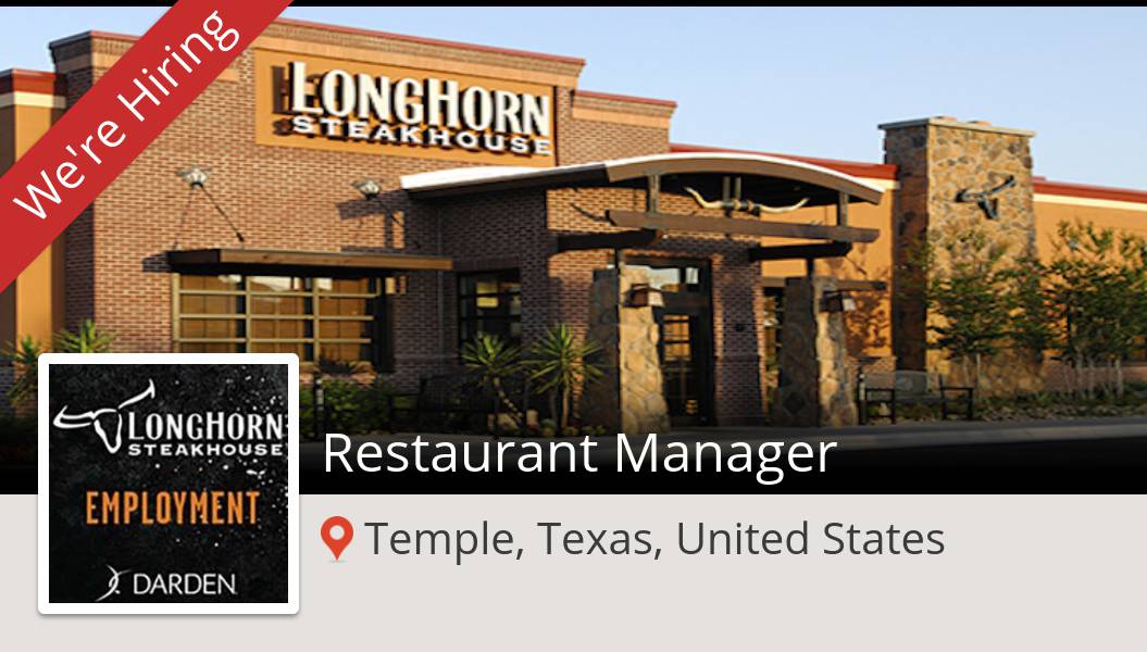 Tracy_G_Shields's tweet photo. #LonghornSteakhouse is looking for a #Restaurant #Manager, apply now! (#TempleTexasUnitedStates) #job https://t.co/8hTxNOdsdr #wearelonghorn https://t.co/YCYKTJNPln