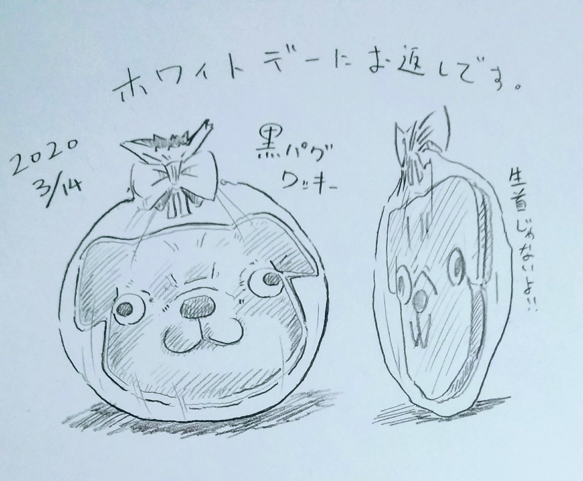 @kinuringod 今日はなんの日??
と言うわけで頂き物のお返しに…

体調不良時はとにかく食べたいものを食べて、寝れるなら寝る黒パグより(゜ω゜)ノシ 
